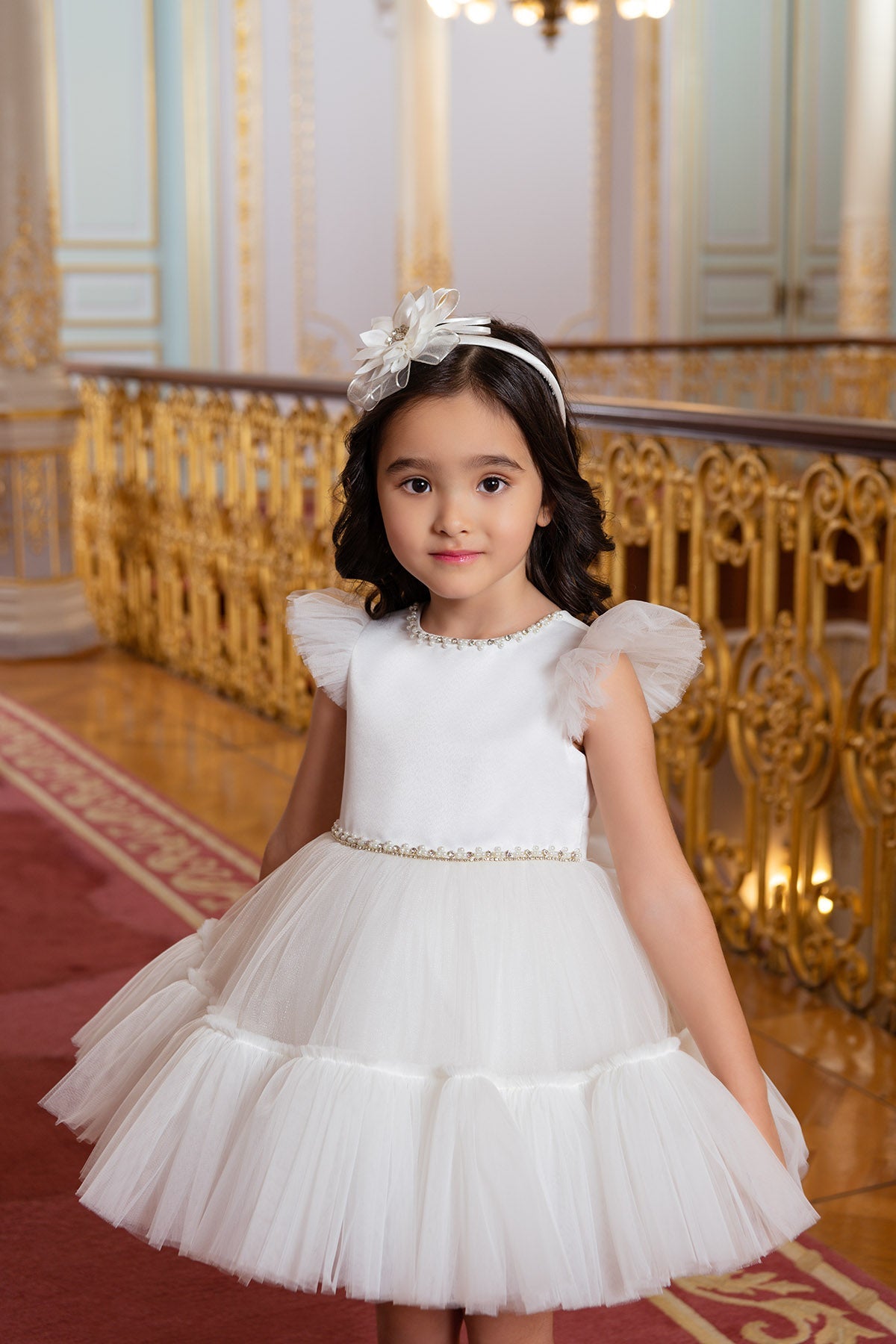Robe de cérémonie fille Fiona à volants