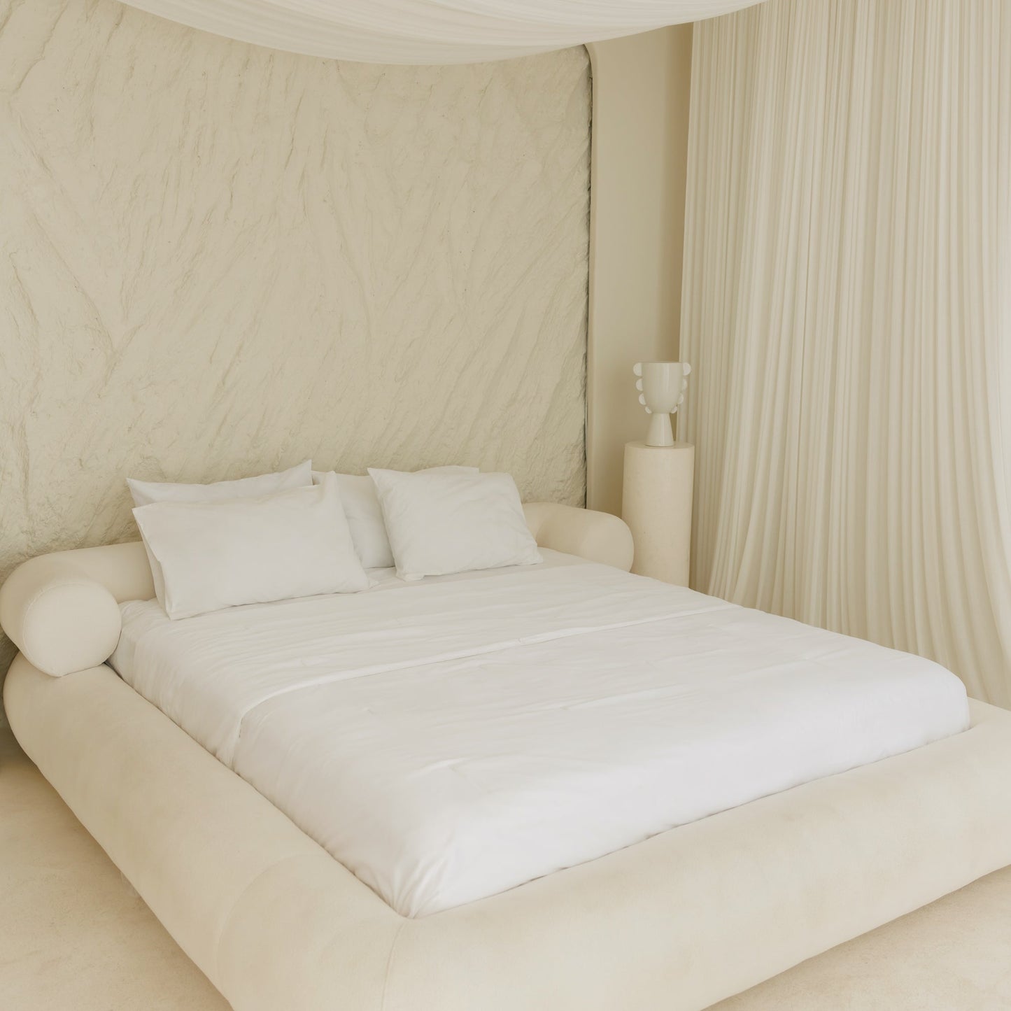 Couette double en soie de mûrier garnie de cocon