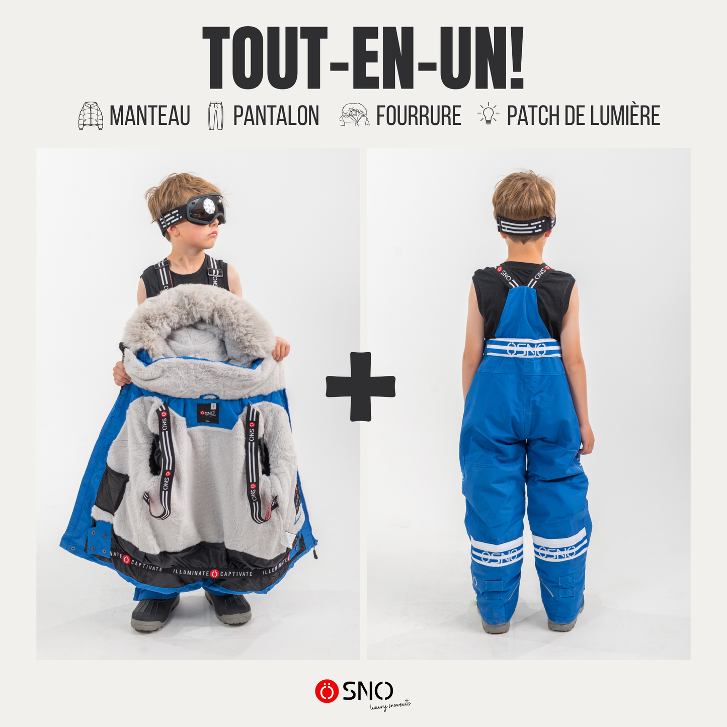 Combinaison de neige de luxe pour Liam - Veste et salopette