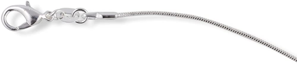 I Choose Strength Charm Snake Chain Necklace-2