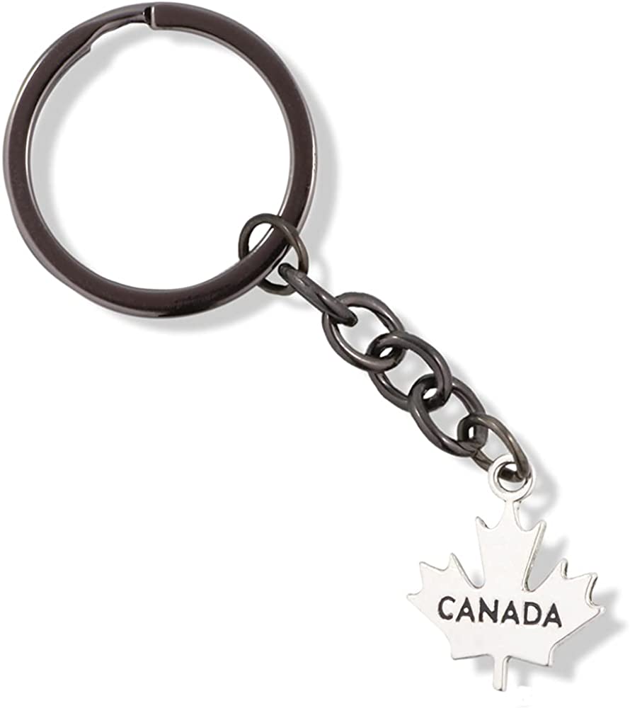 EPJ Canada on a Maple Leaf Charm Keychain-0