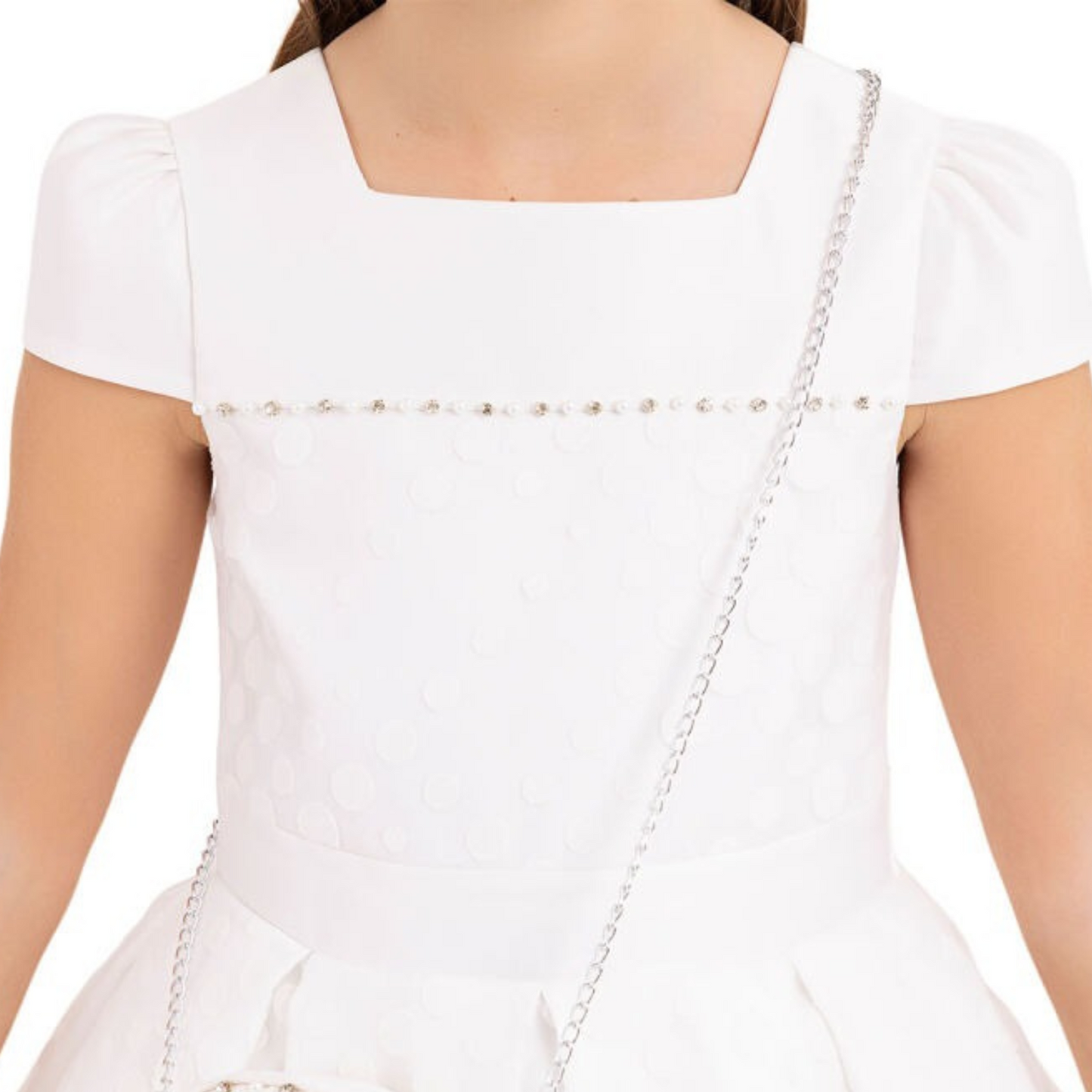 Robe de Soirée Cristal Rosée pour Fille