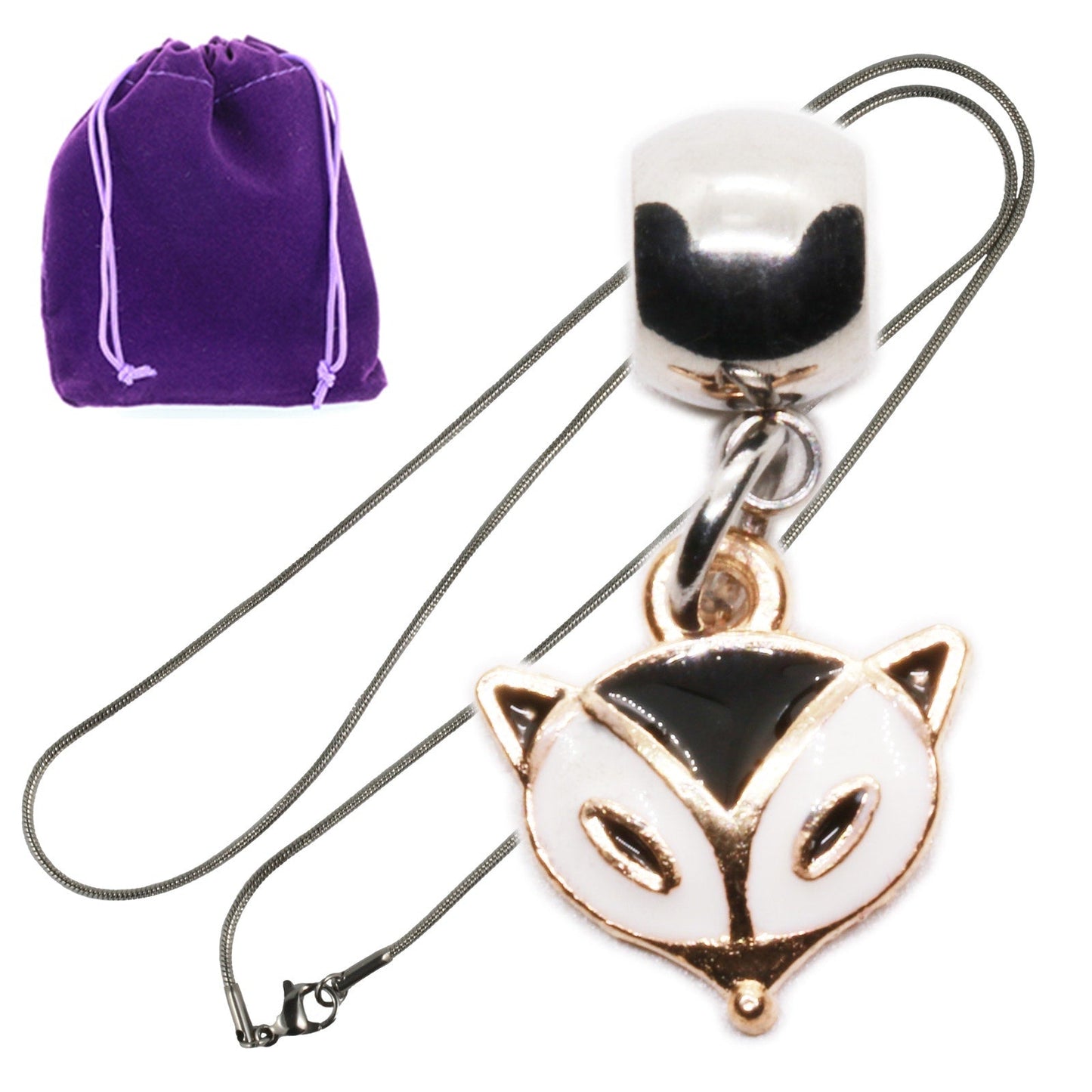 Bijoux Renard Élégant - Collier Pendentif Renard Exquis - Superbe Cadeau Renard pour Elle - Collier Renard de Qualité Supérieure pour Femmes - Accessoire Unique pour Amoureux des Animaux - Prêt à Offrir