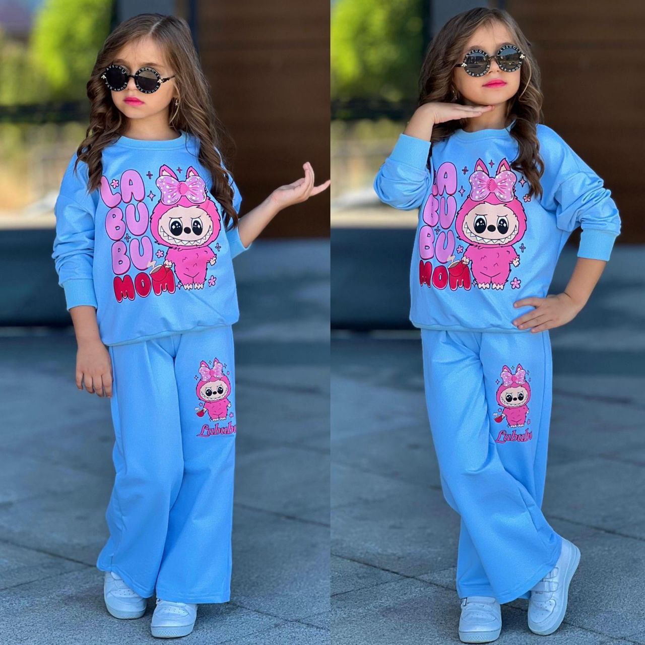 Ensemble décontracté pour filles Sweet LA-BU-BU