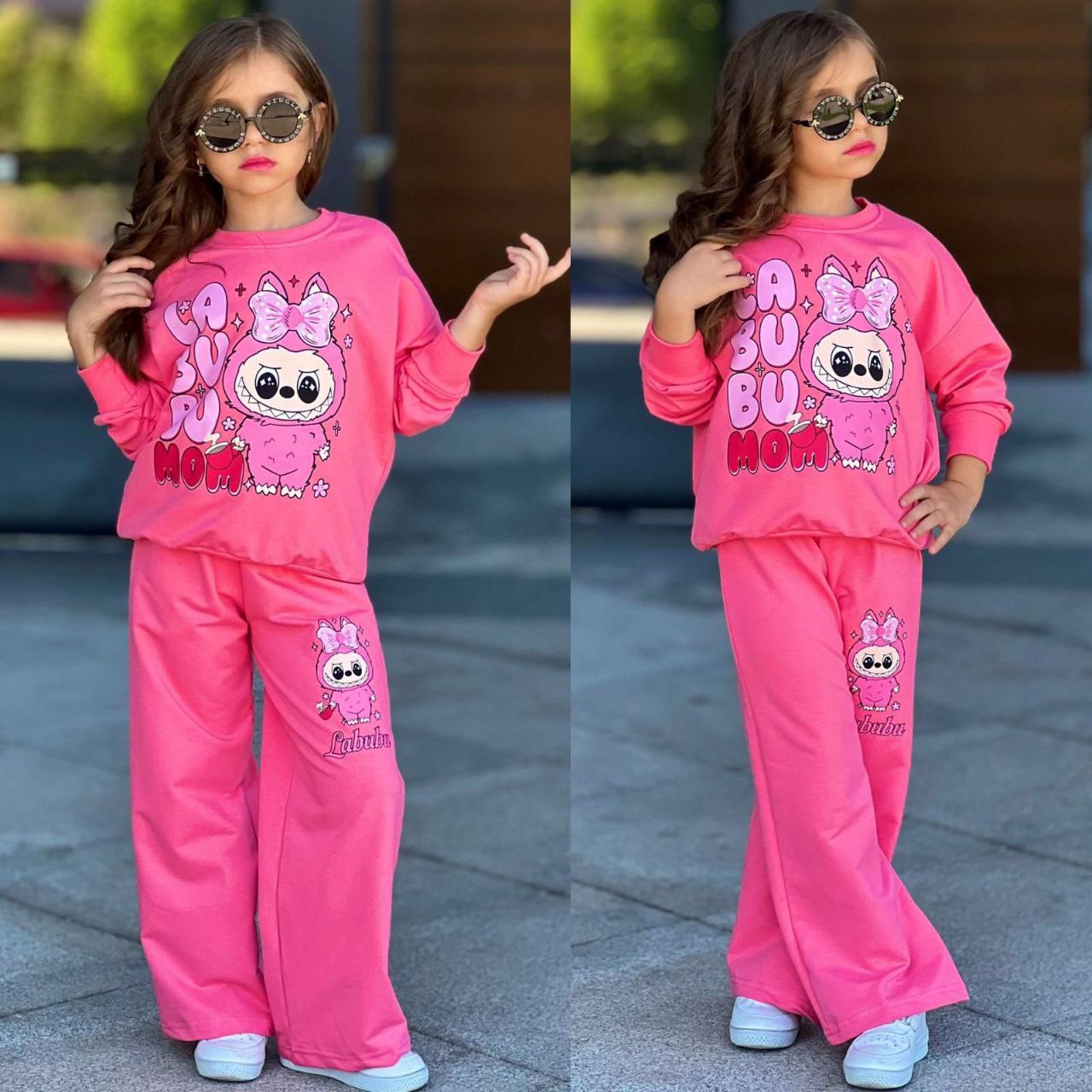 Ensemble décontracté pour filles Sweet LA-BU-BU