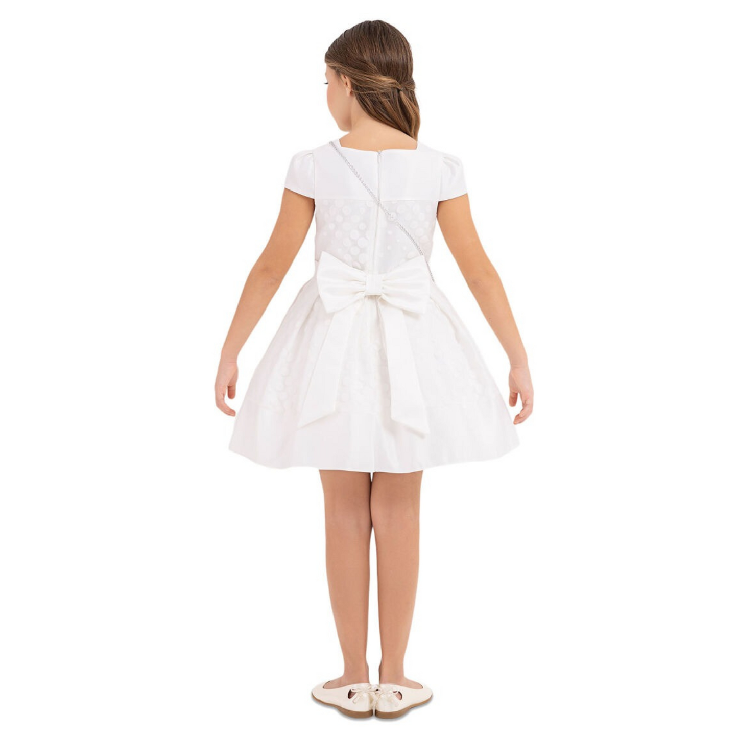 Robe de Soirée Cristal Rosée pour Fille