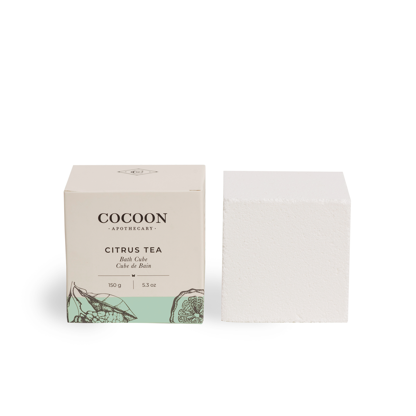 Cube de bain au thé d'agrumes