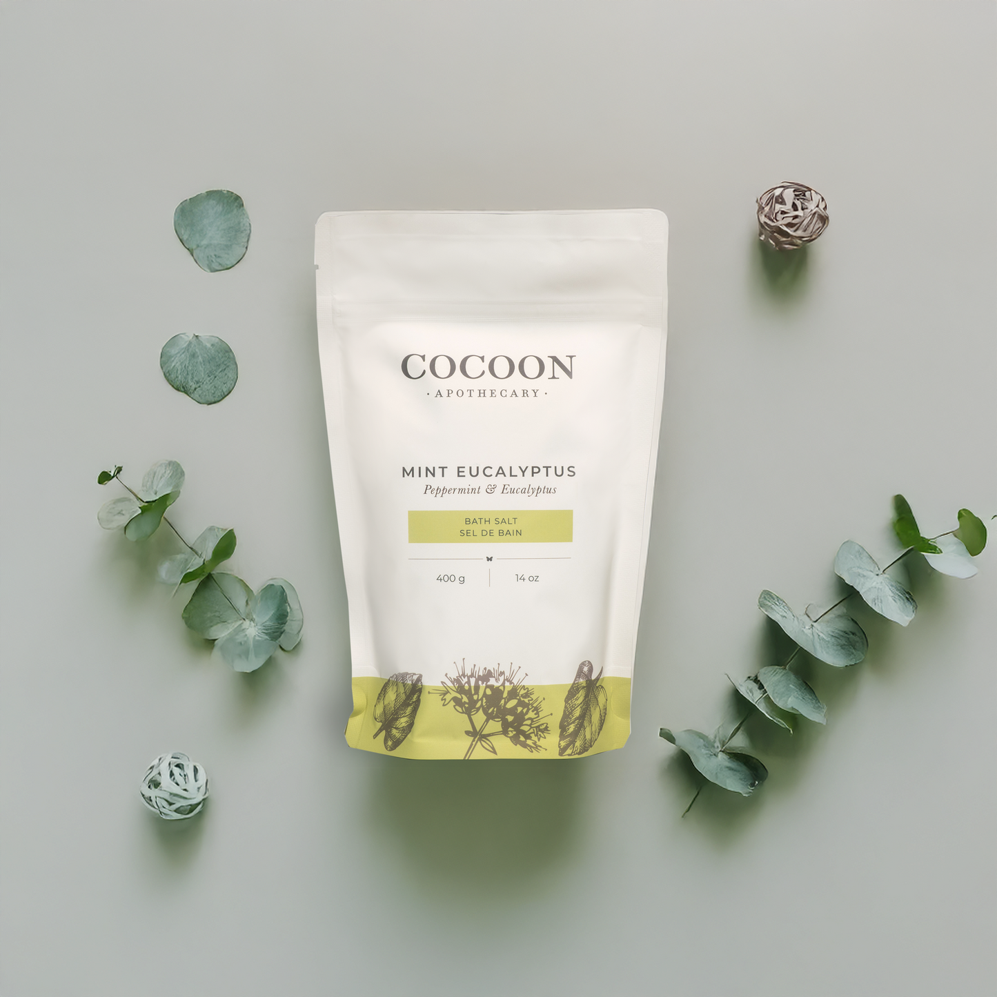 Sels de bain Menthe Eucalyptus