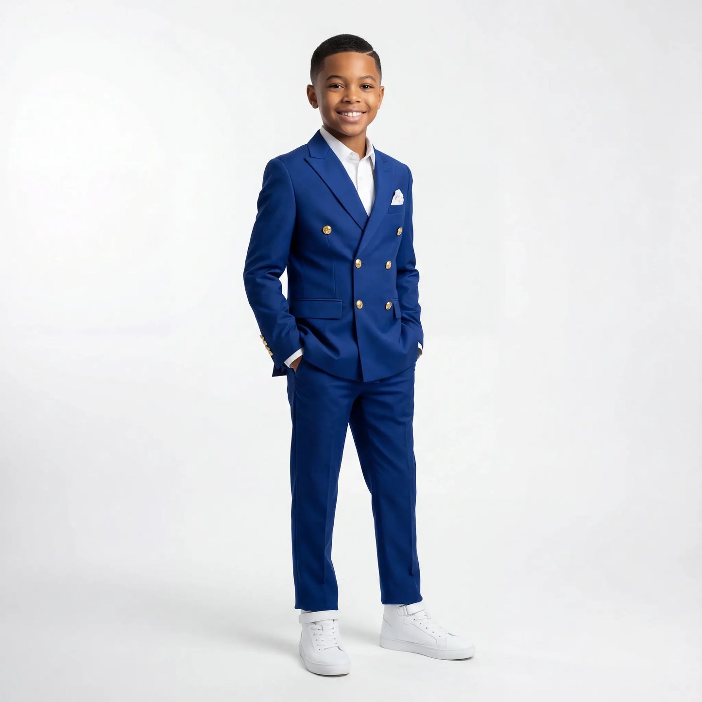 Golden Buttons Boys Suit