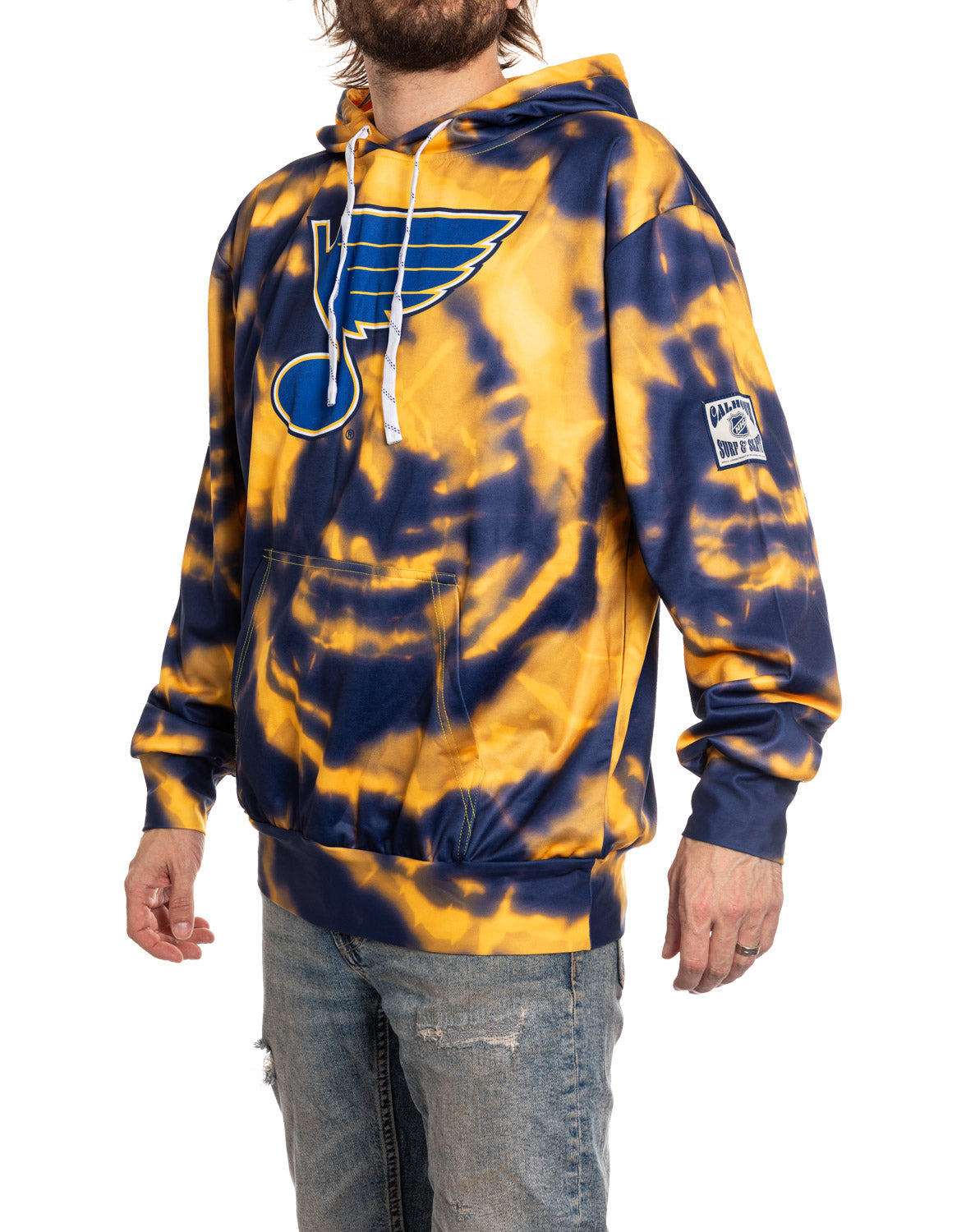 Chandail à capuchon par sublimation des Blues de St. Louis