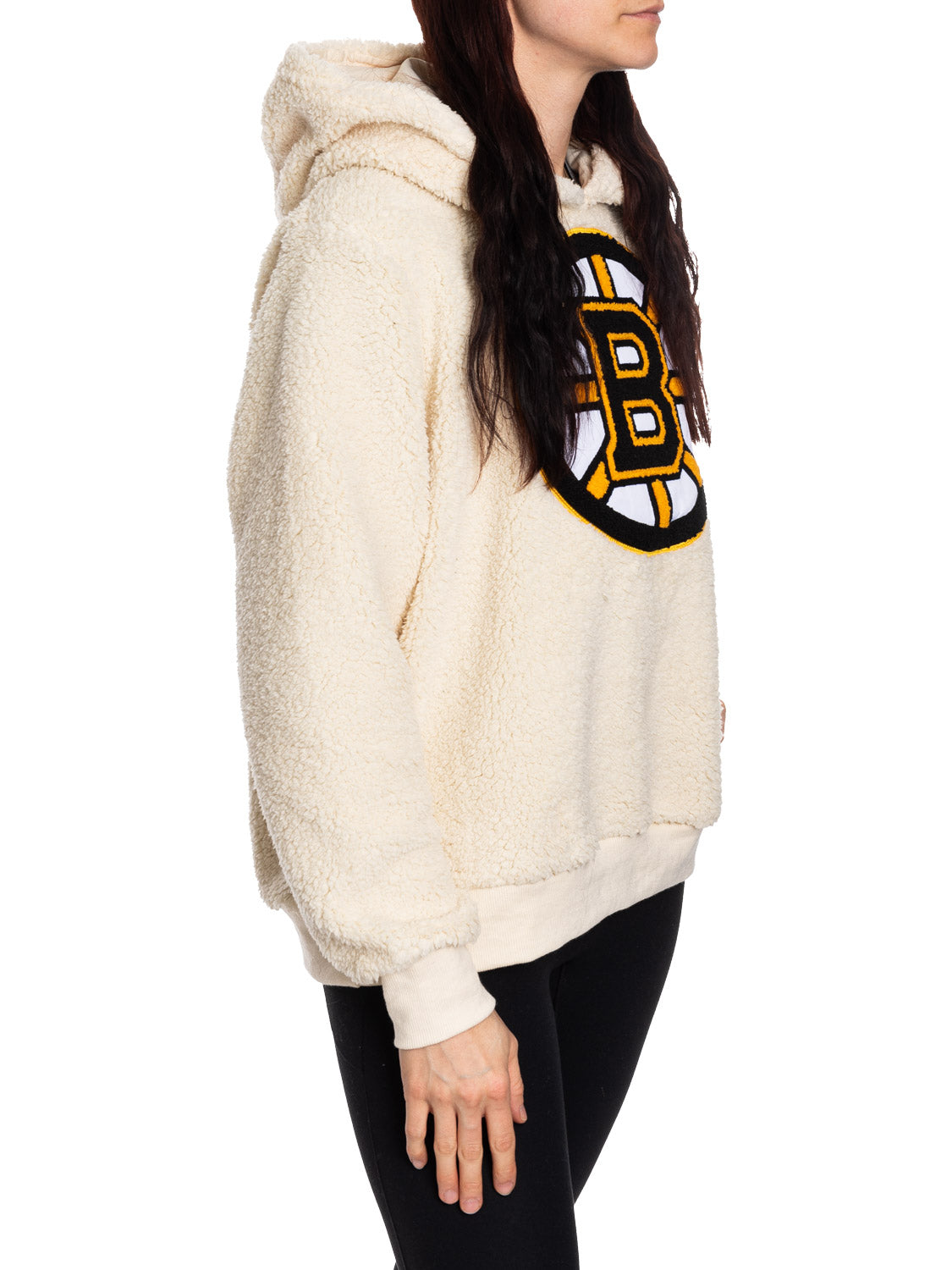 Chandail à capuchon Sherpa NHL Boston Bruins pour femme