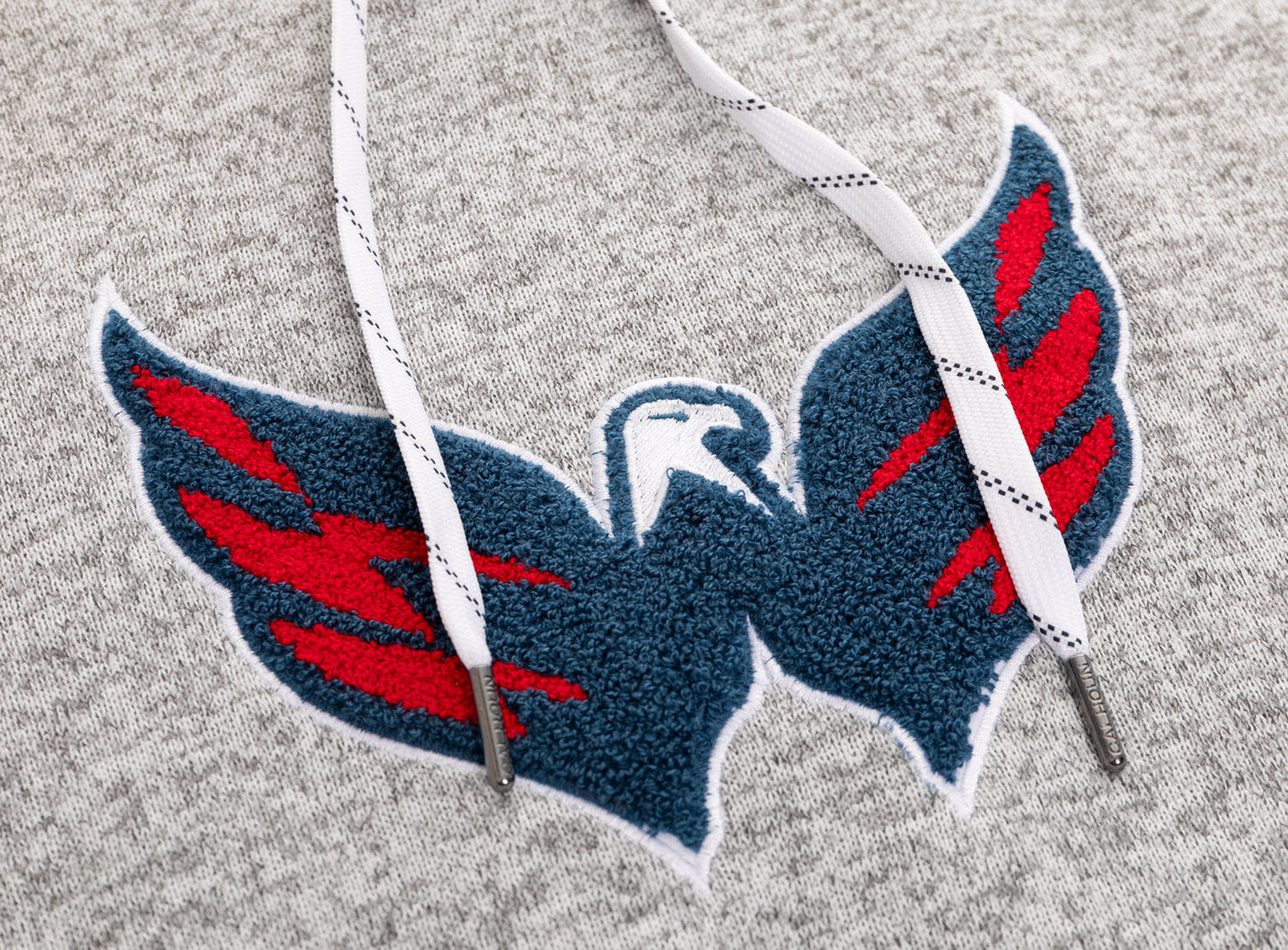 Chandail à capuchon Washington Capitals « style Muskoka » avec logo tissé en chenille de qualité supérieure
