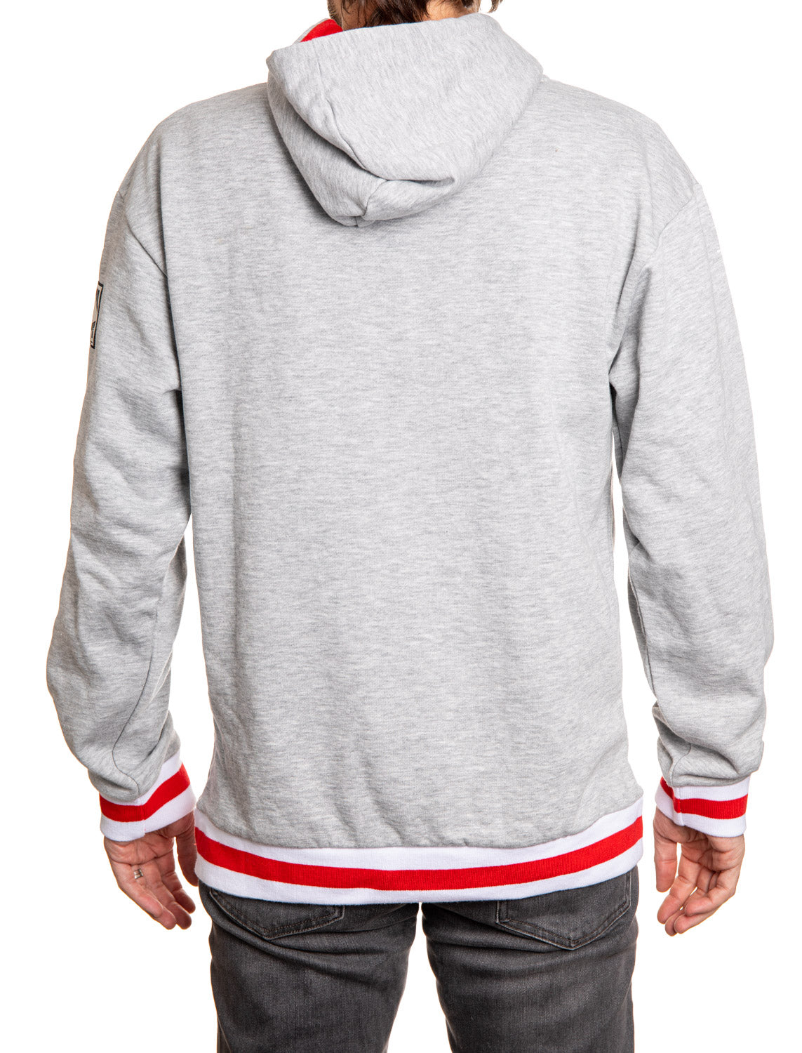 Chandail à capuchon avec logo tissé chenille de qualité supérieure « style Muskoka » des Red Wings de Detroit