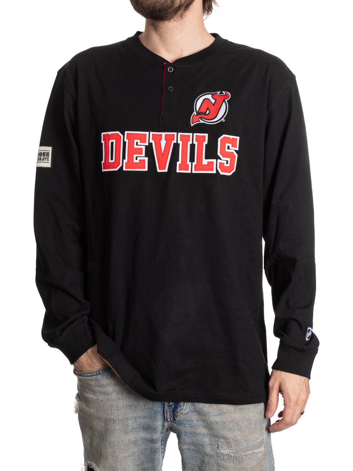 Henley à manches longues des New Jersey Devils