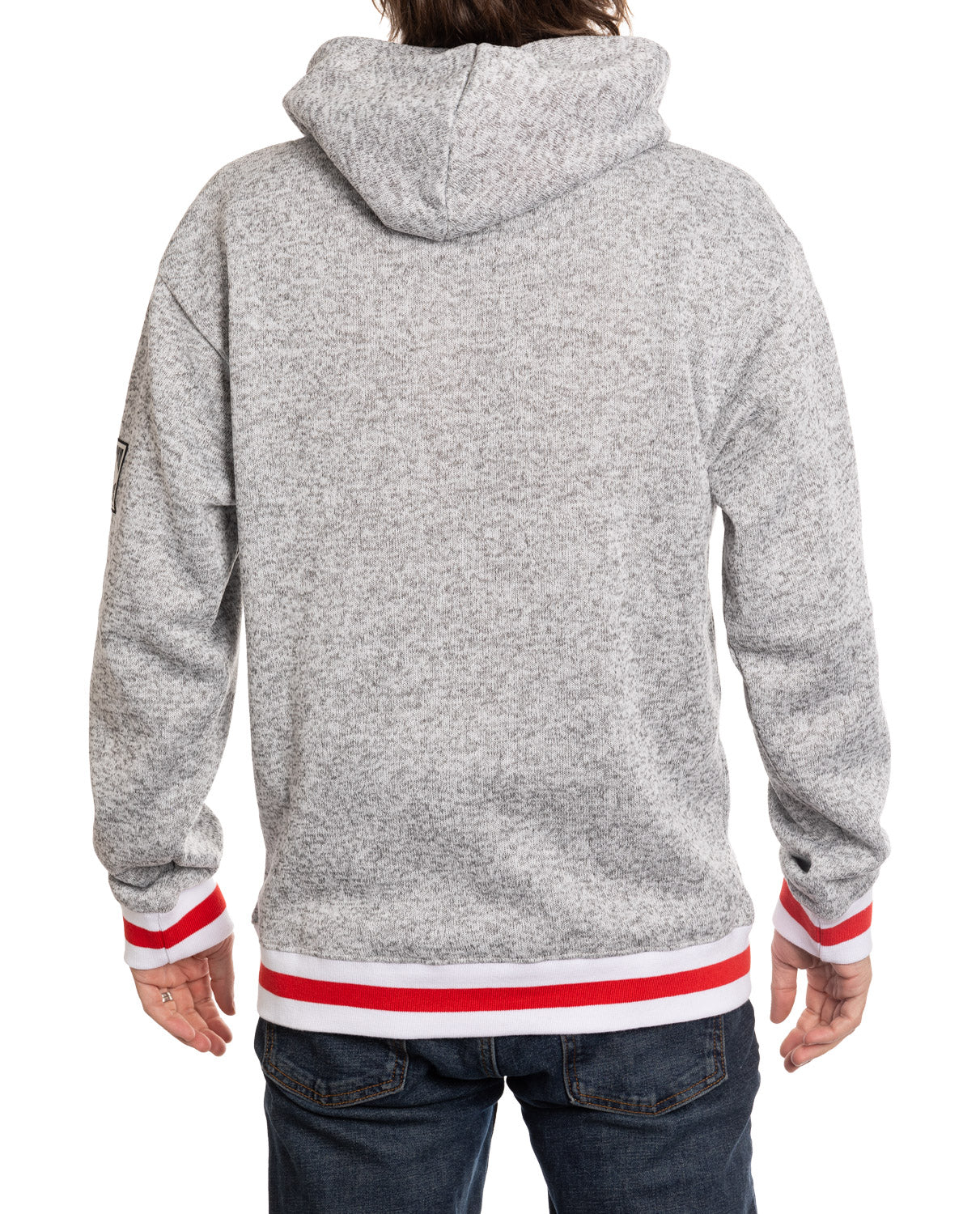 Chandail à capuchon à logo tissé en chenille de qualité supérieure « style Muskoka » des Devils du New Jersey