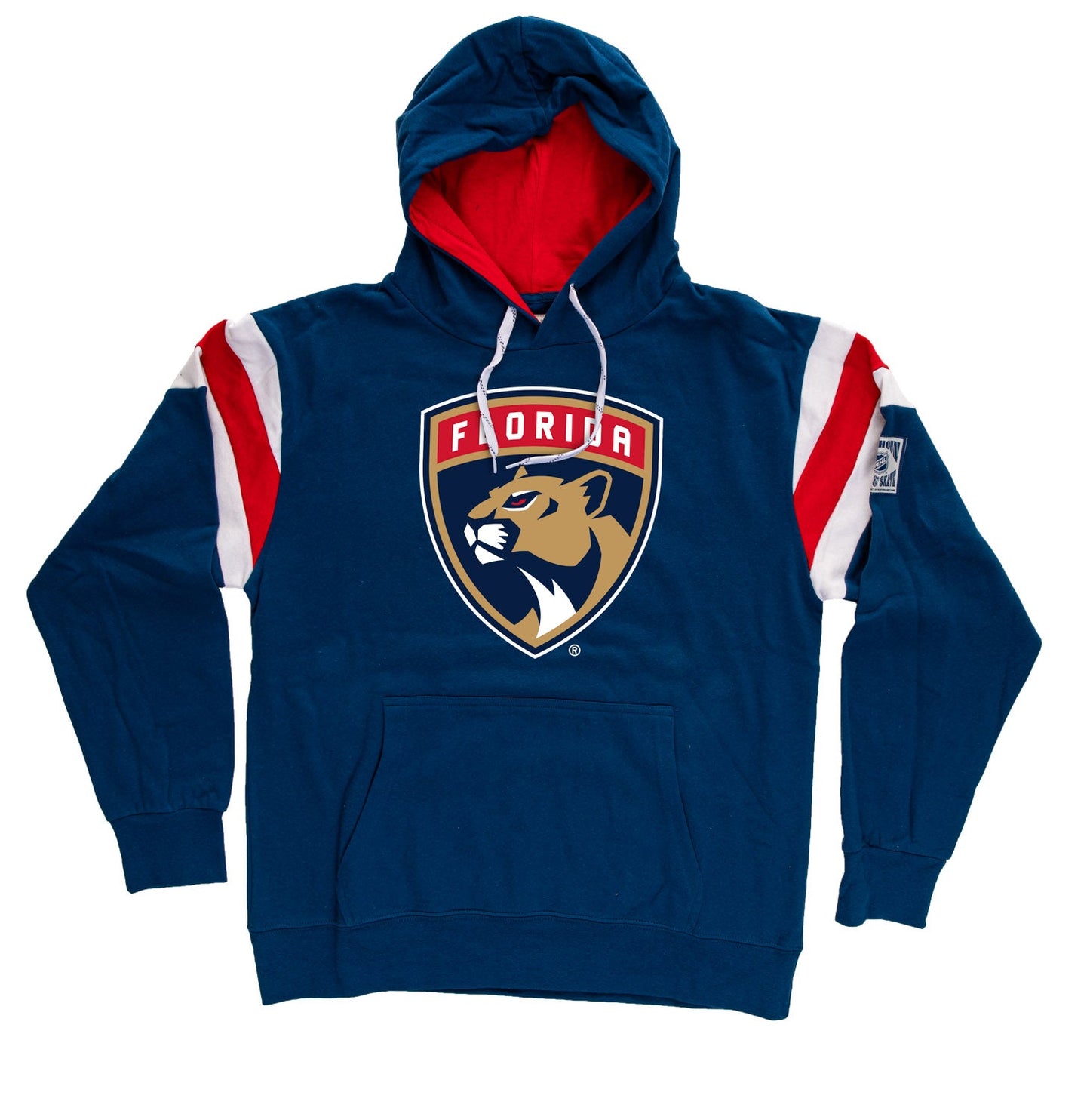 Sweat à capuche rétro style universitaire Florida Panthers