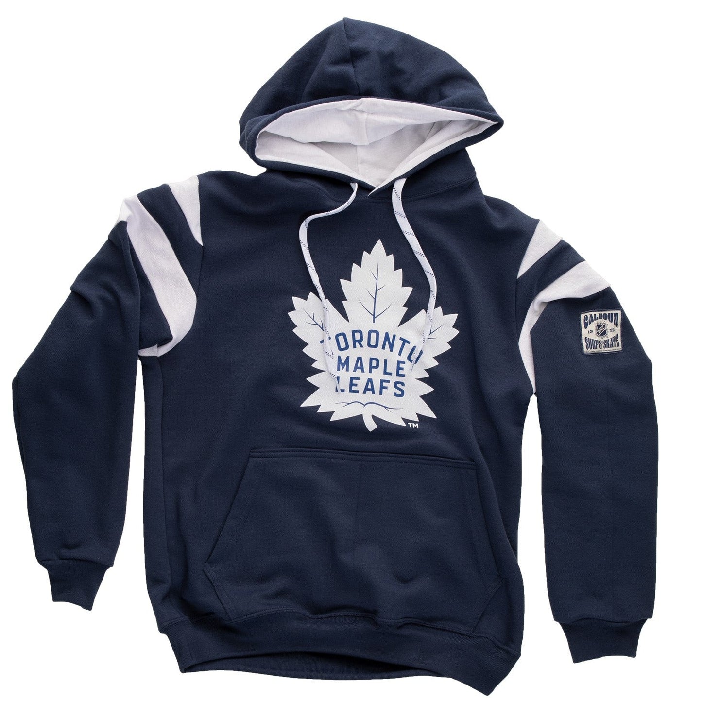 Chandail à capuchon de style universitaire rétro des Maple Leafs de Toronto
