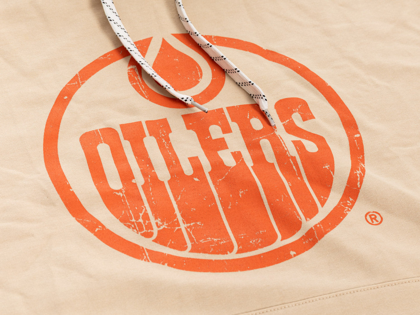 Chandail à capuchon Edmonton Oilers style rétro