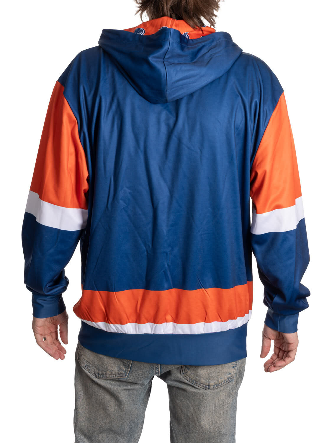 Chandail à capuchon à lacets des Oilers d'Edmonton