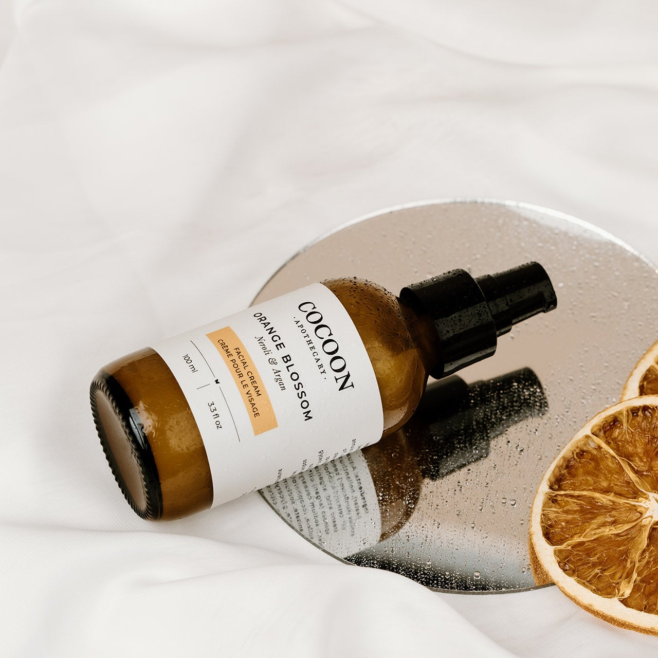 Crème Visage Fleur d'Oranger — Texture légère pour Peaux Normales à Grasses