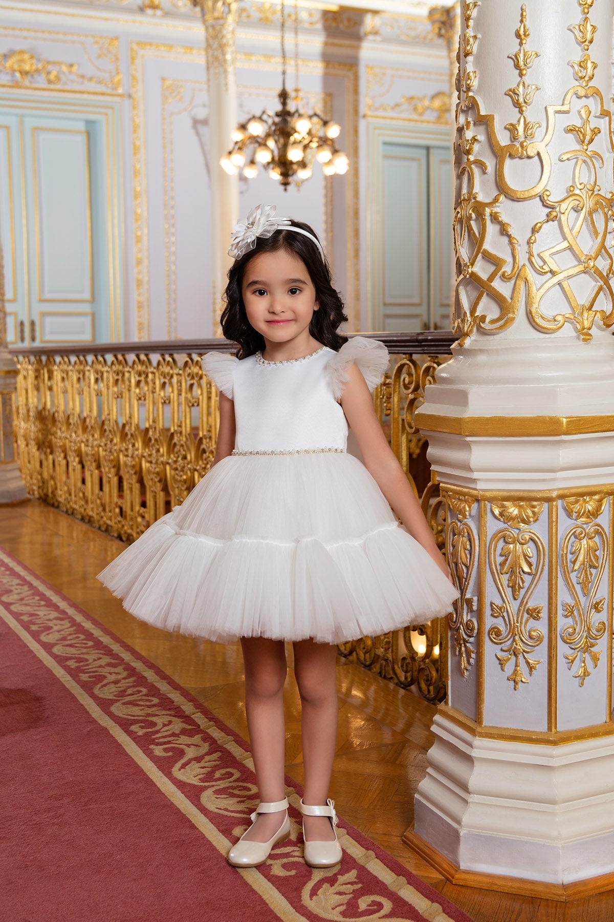Robe de cérémonie fille Fiona à volants