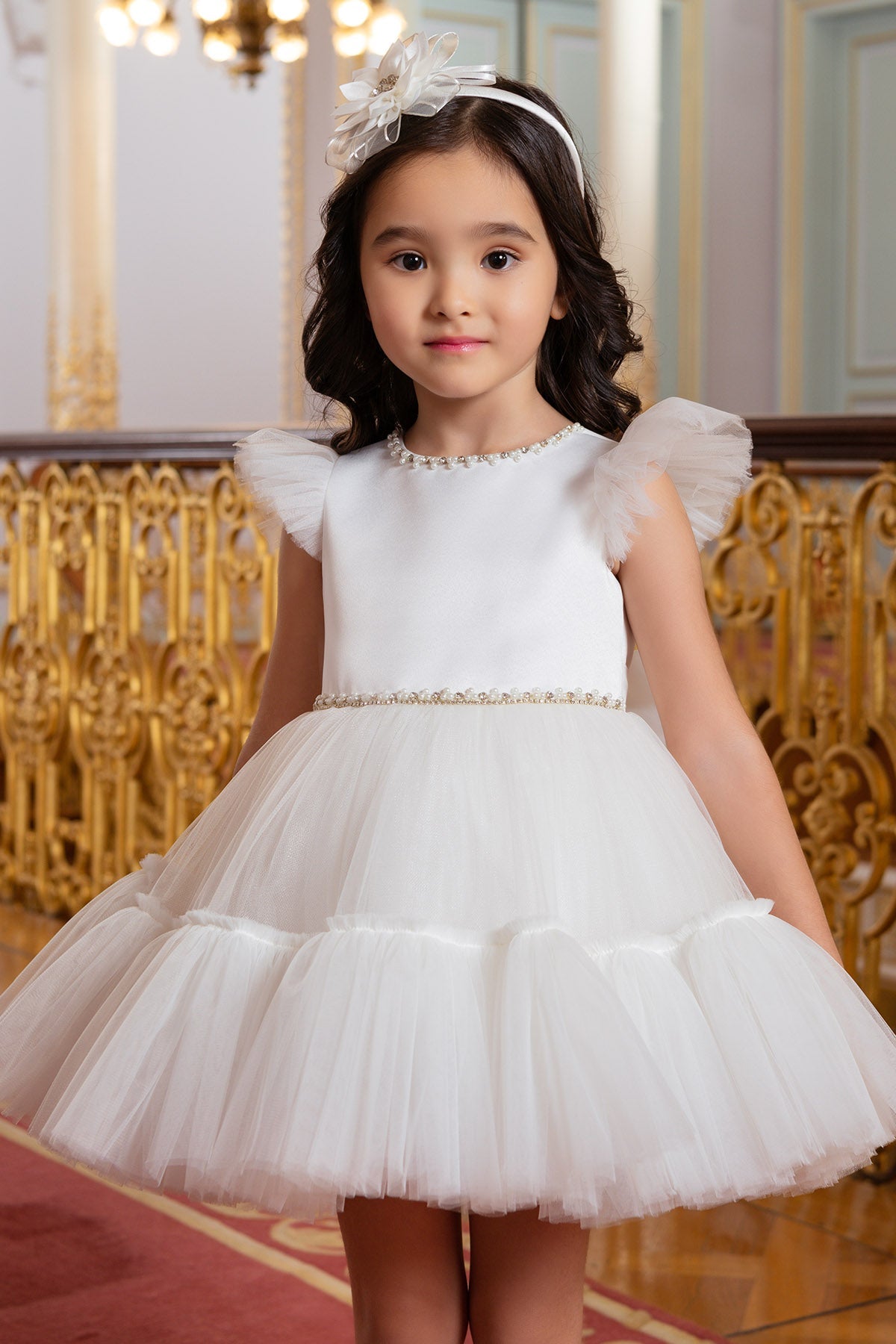 Robe de cérémonie fille Fiona à volants