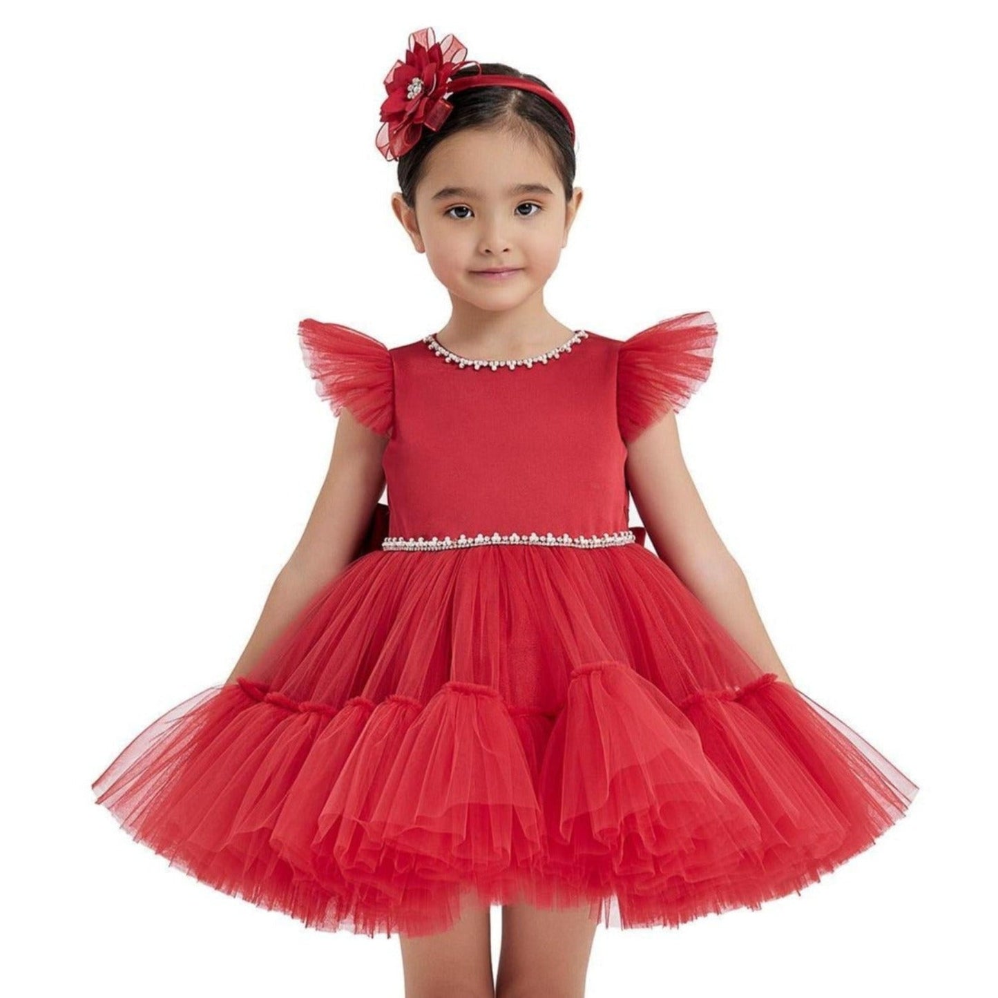Robe de cérémonie fille Fiona à volants