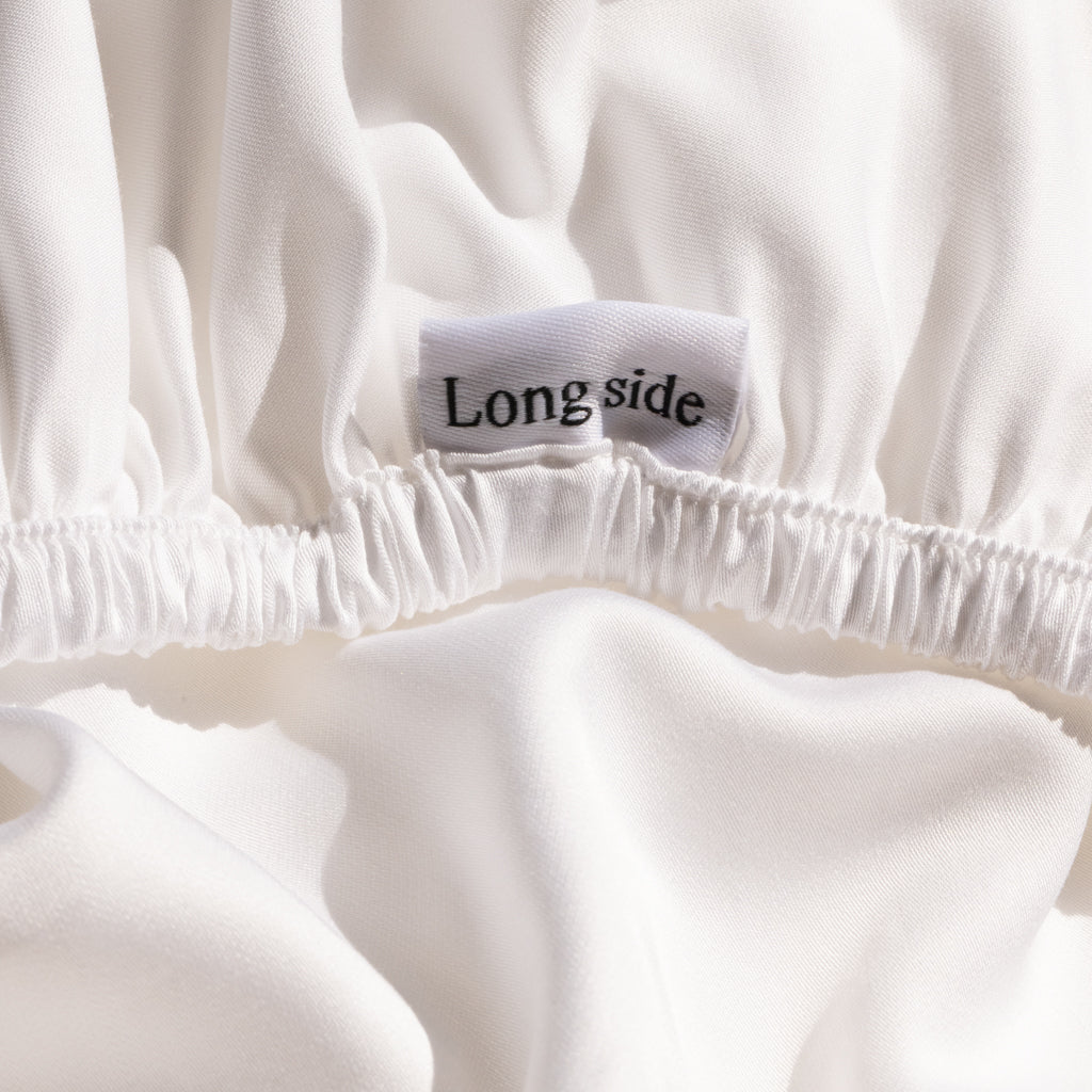 Drap-housse en satin de bambou biologique
