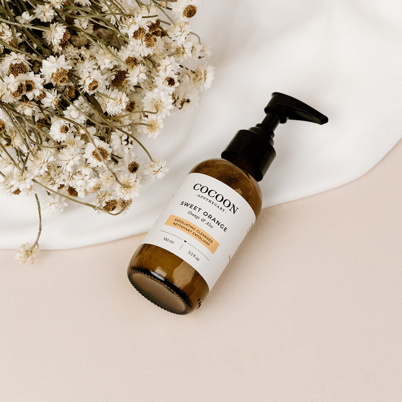 Nettoyant Exfoliant à l'Orange Douce - Gel Nettoyant Exfoliant pour une Peau Plus Nette et Équilibrée