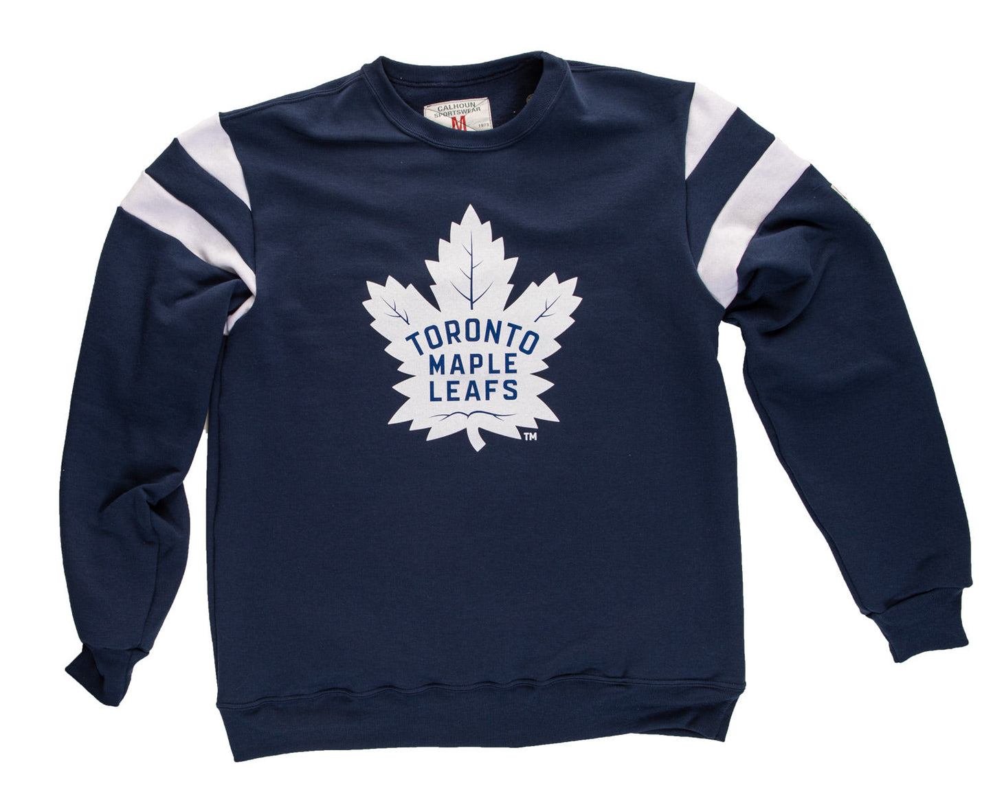 Sweat-shirt ras du cou de style rétro universitaire des Maple Leafs de Toronto