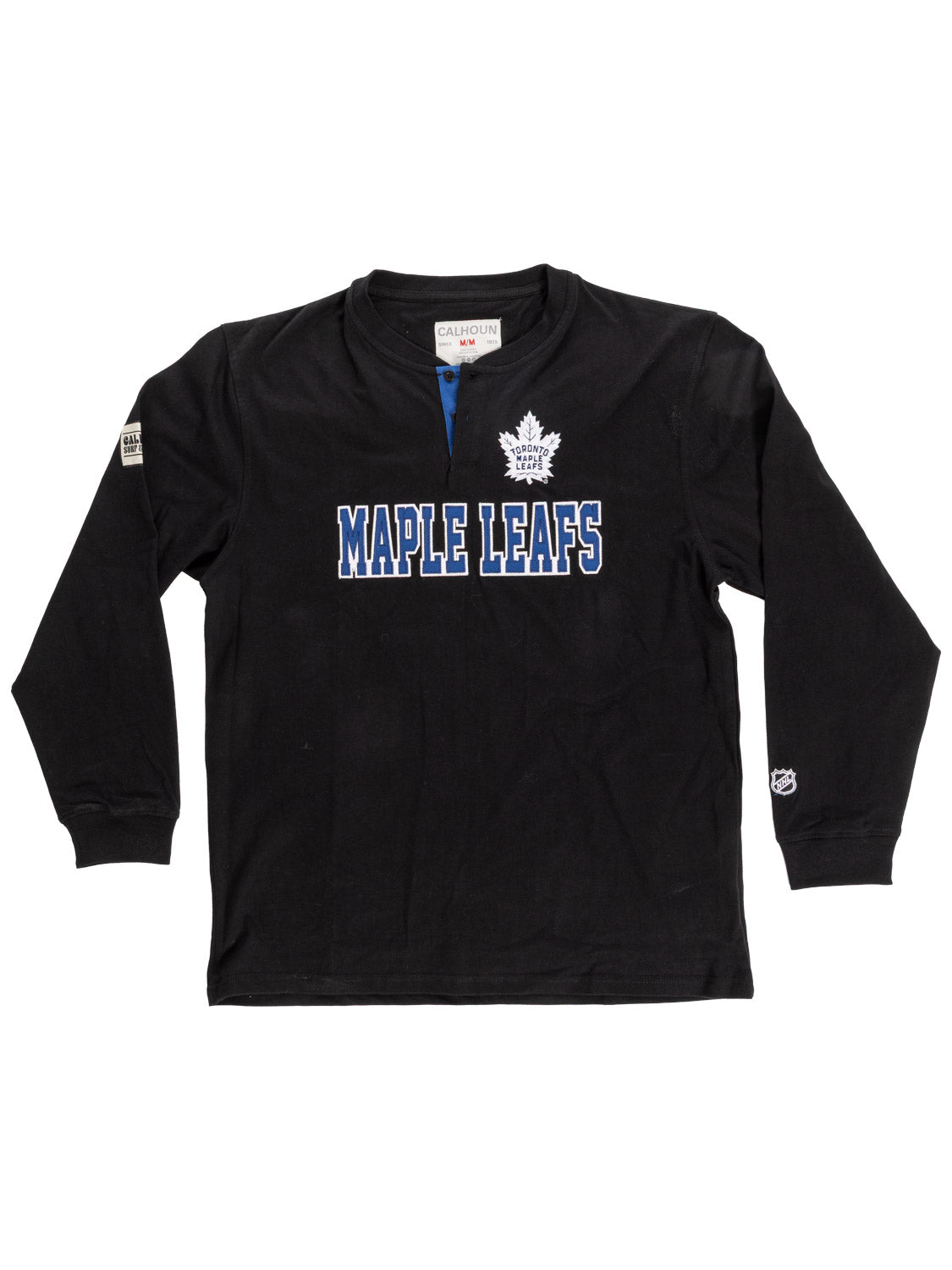 Toronto Maple Leafs Henley à manches longues Édition Blackout