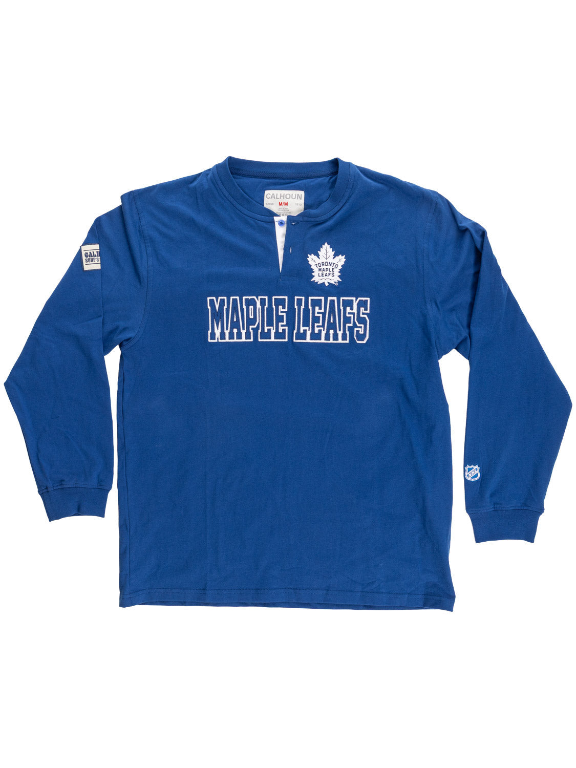 Haut à manches longues Henley des Maple Leafs de Toronto