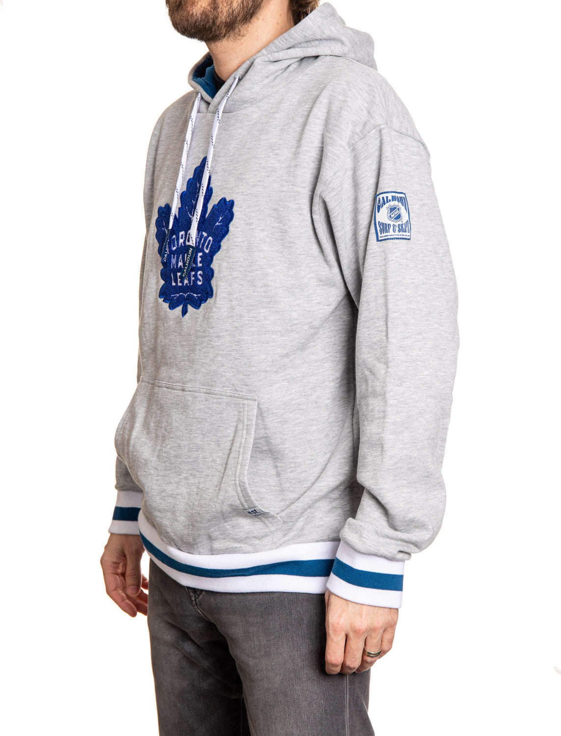 Chandail à capuchon à logo tissé en chenille de première qualité style « Muskoka » des Maple Leafs de Toronto