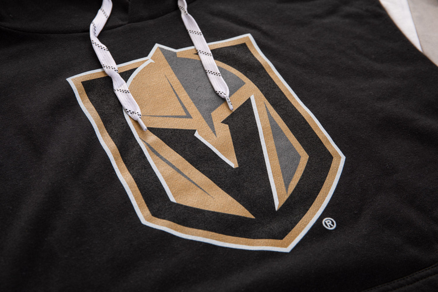 Sweat à capuche rétro style universitaire Vegas Golden Knights