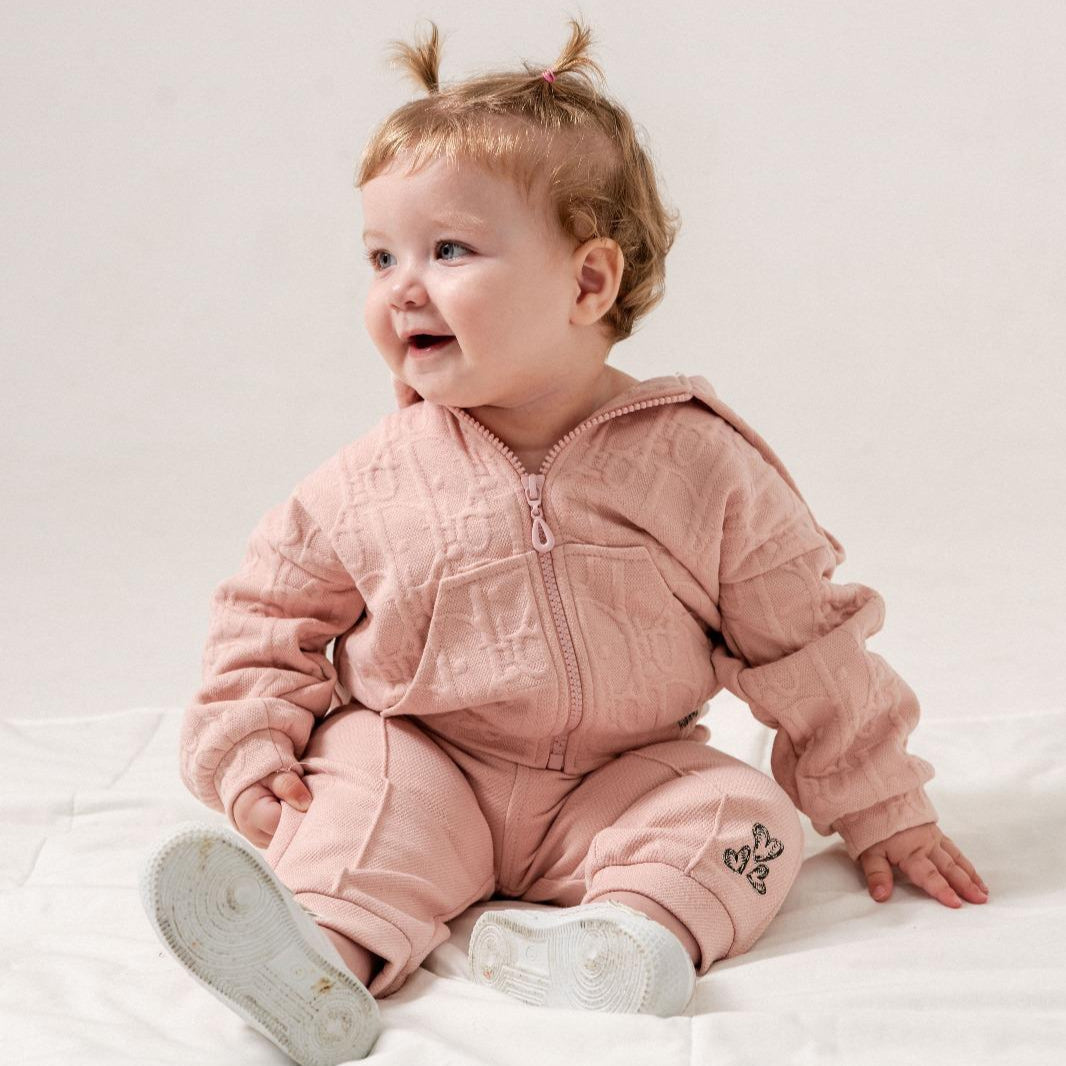 Ensemble décontracté Doux Cœur Bébé