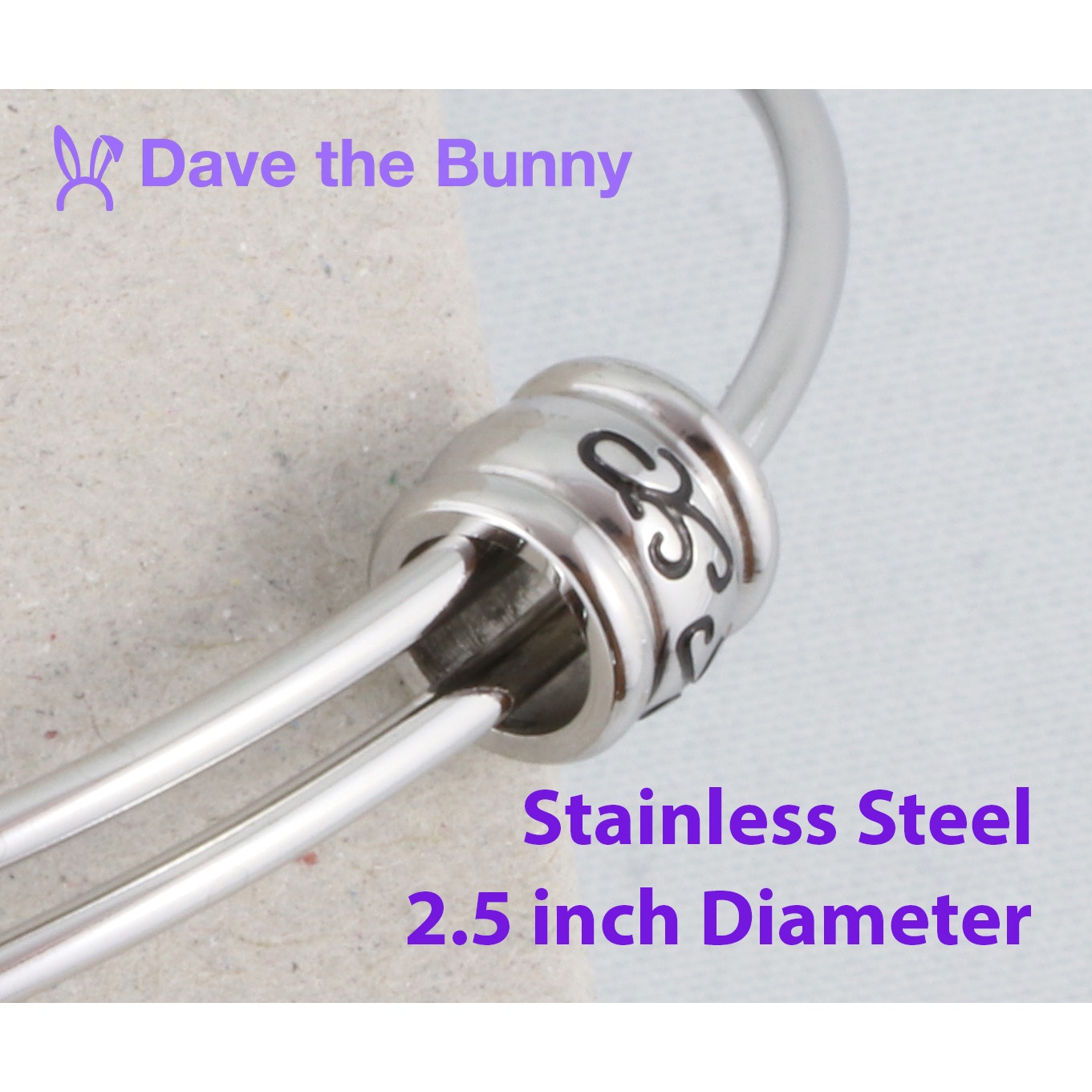 Warrior Hope Fighter Determination Charm Bangle