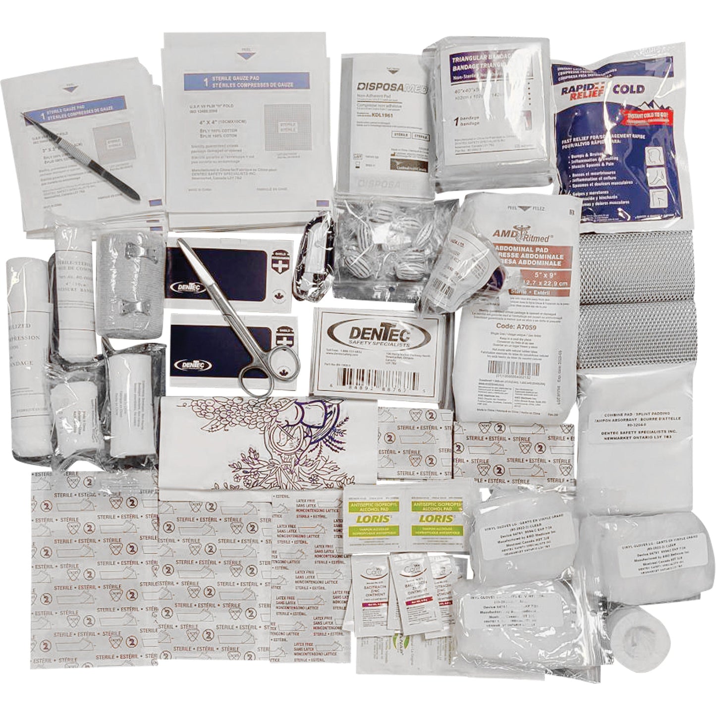 Trousse de premiers soins intermédiaires de type 3 CSA Z1220 (format compact souple)