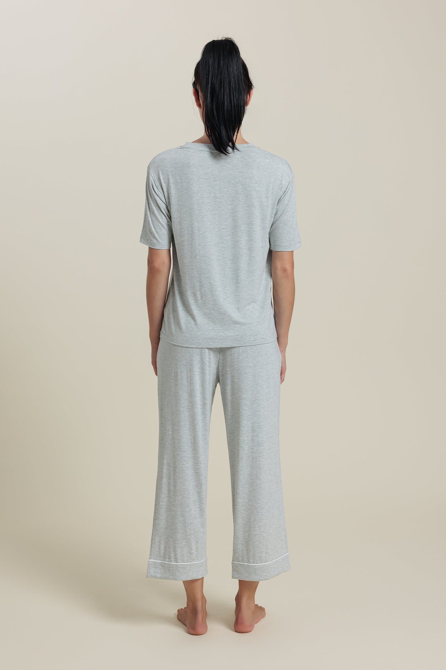 Pantalon capri de pyjama en bambou