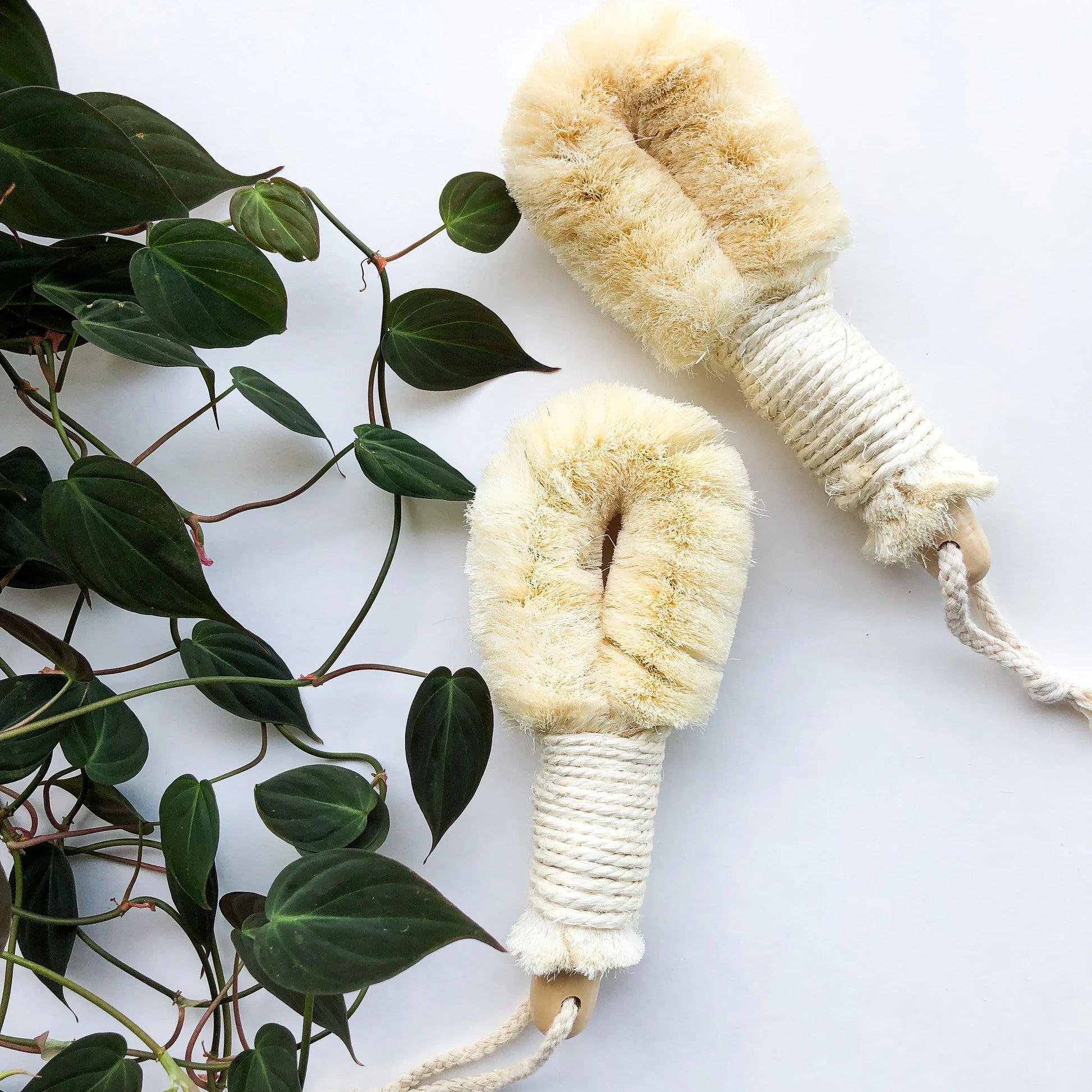 Natural Sisal Dry Brush - Sustainable Eco Friendly Vegan Body Brush - Zero Waste Plastic Free Exfoliating-2