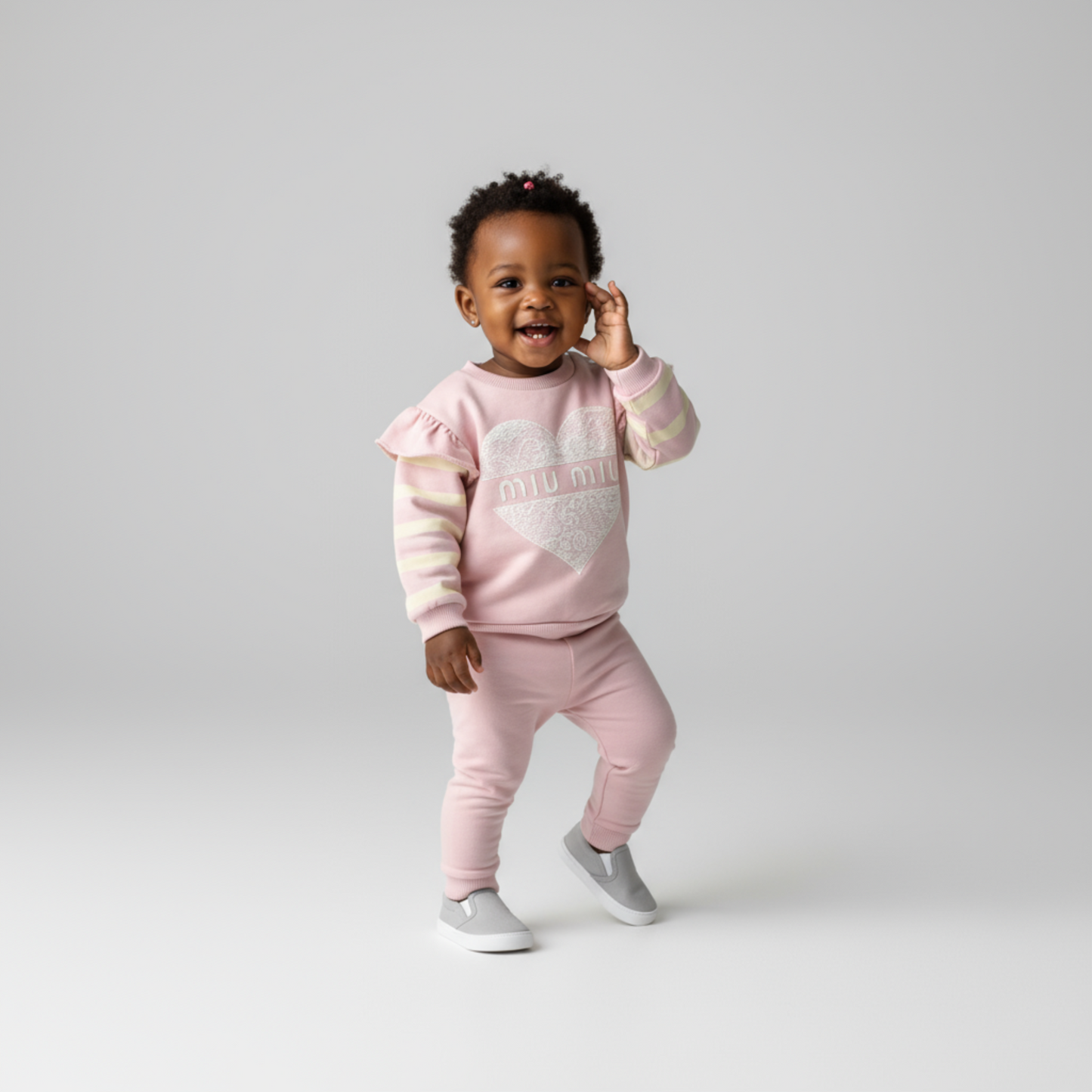 Ensemble de jogging Miu Love pour filles