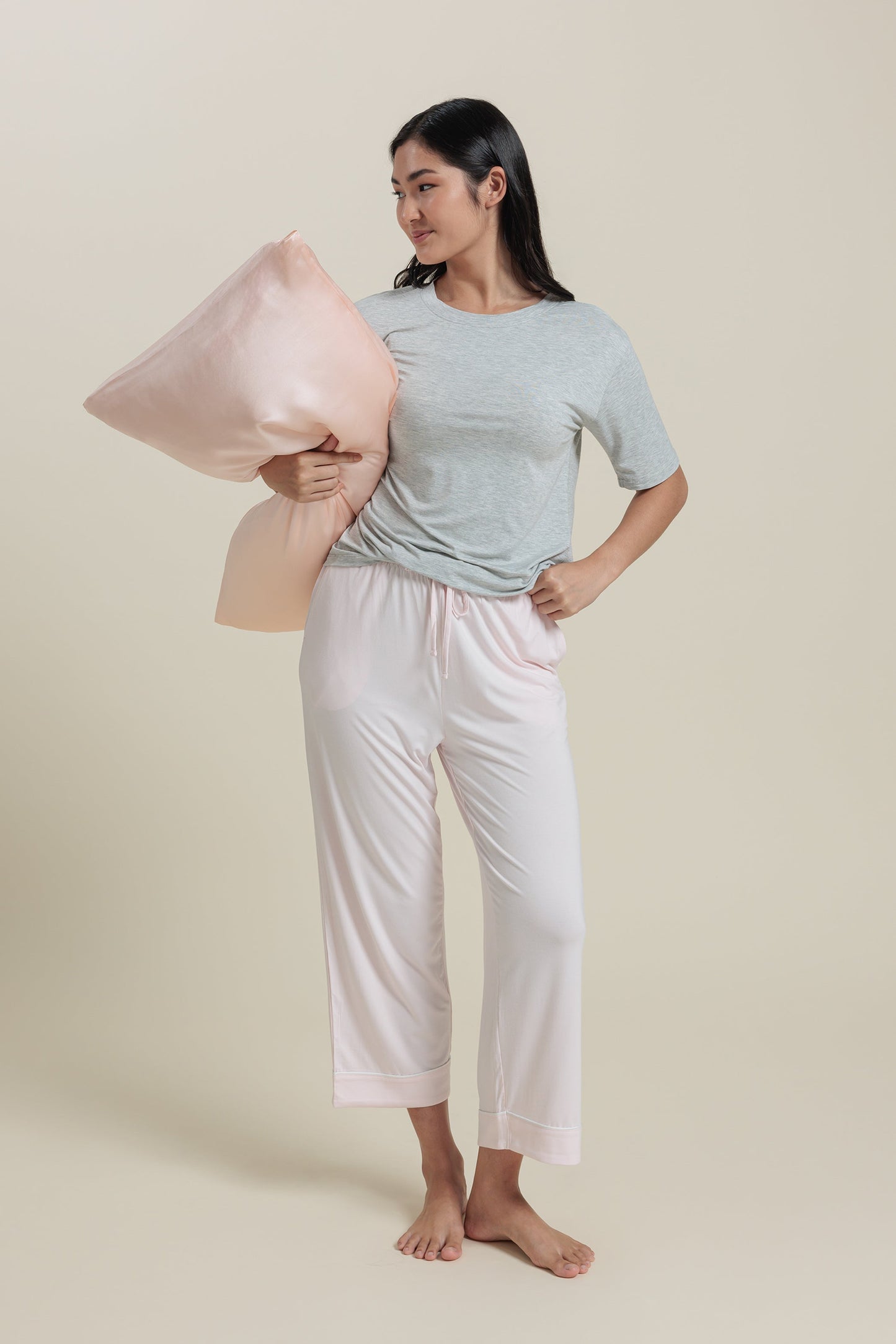Pantalon capri de pyjama en bambou