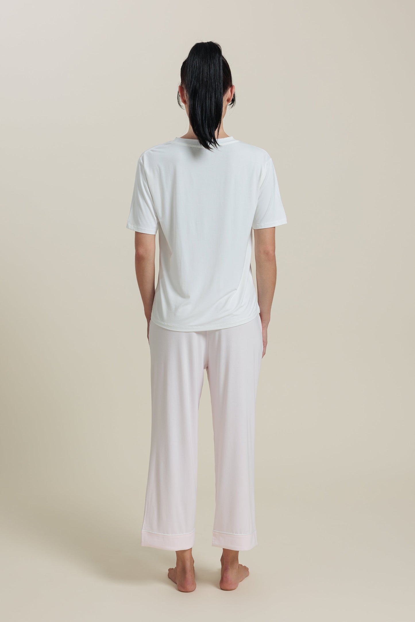 Pantalon capri de pyjama en bambou