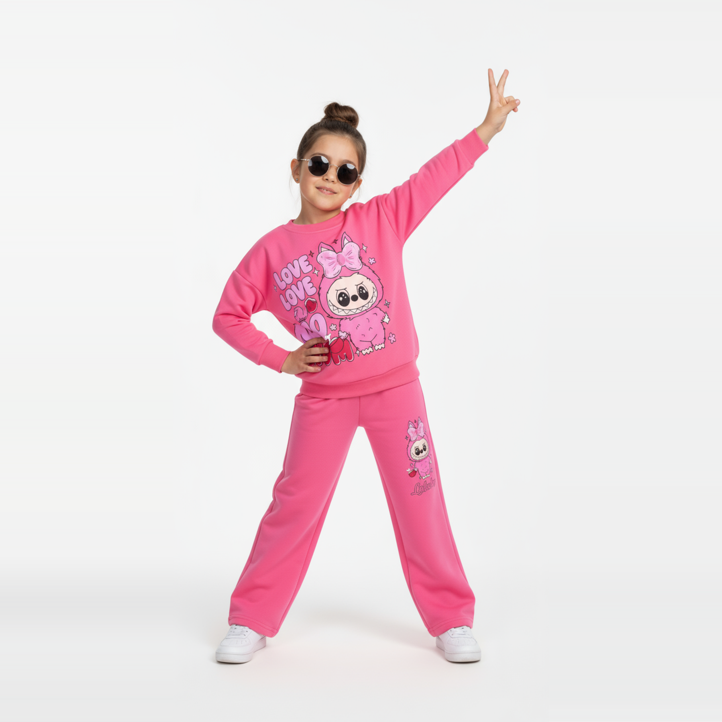 Ensemble décontracté pour filles Sweet LA-BU-BU