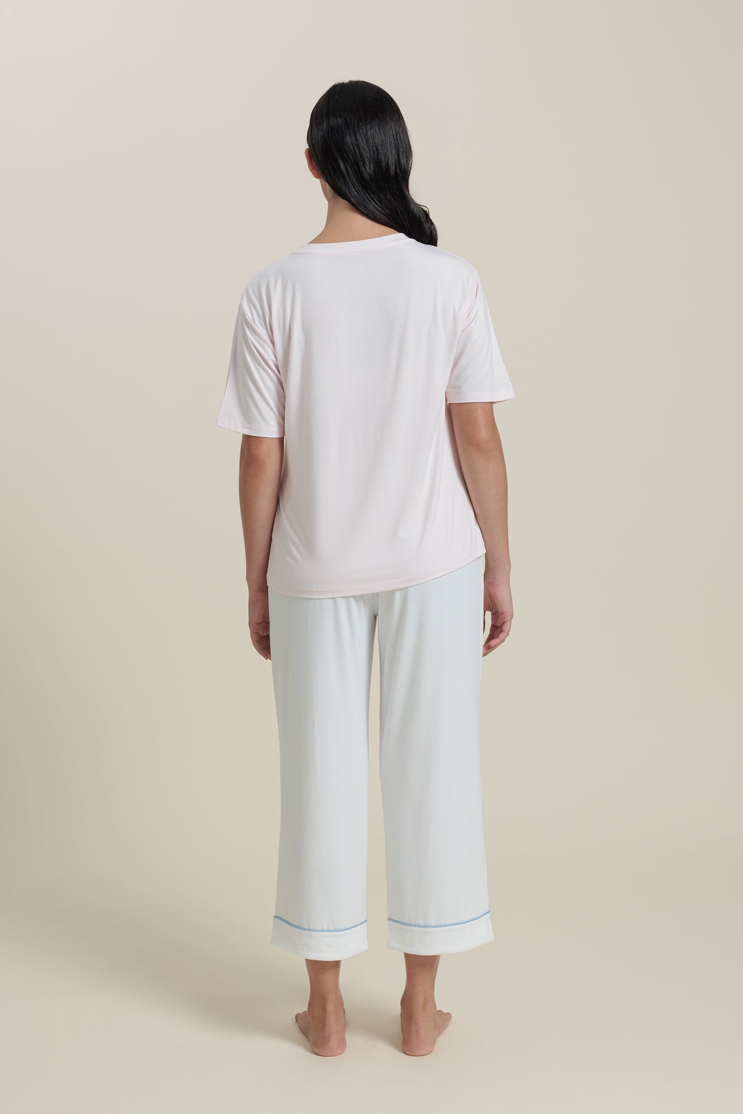 Pantalon capri de pyjama en bambou